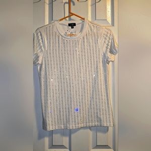 Super Blingy White Top (Small)